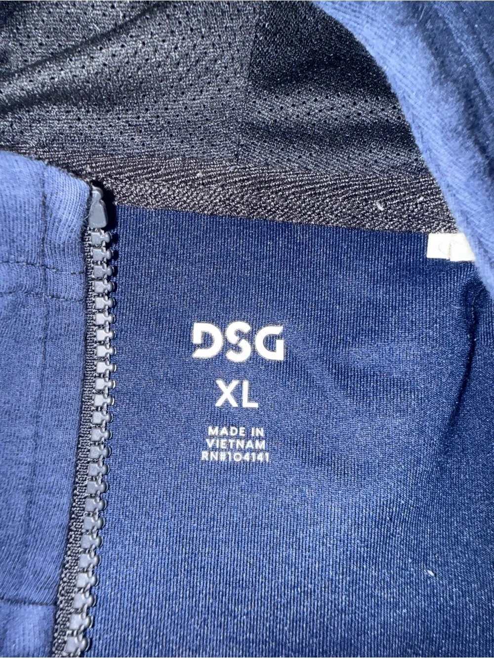 DSG Navy Full-Zip Hooded Jacket